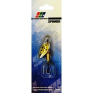 Блешня на хижу рибу, обертова, EOS S0029D, вага 5г, колір GS223004